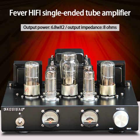 KYYSLB M2c 6. 8w*2 8 Ohm Fever HIFI Amplifier Tube Amplifier Scaffolding Tube Class A Single-ended Parallel Pure Tube Amplifier ► Photo 1/6