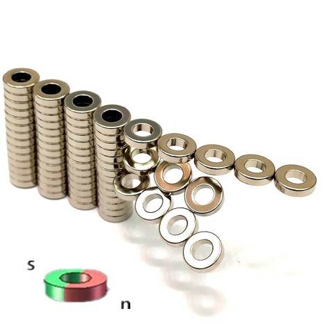 10PCS solid/hollow magnet encoder AS5048a AS5600 Gimbal motor strong magnetic ring standard ► Photo 1/6