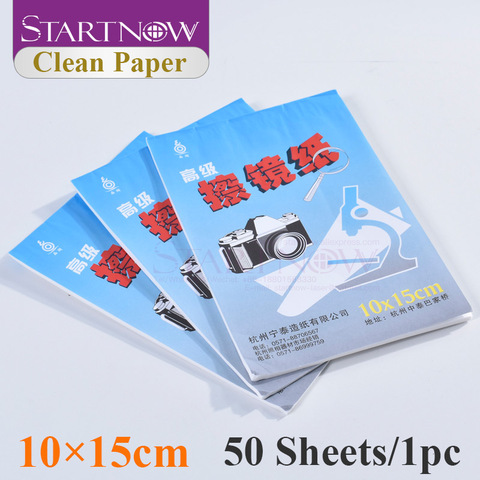 1pc 50 Sheets Optics Lens Tissue Clean Paper Soft Cleaning Wipes Booklet For Camera Microscope Laser Filter Glass ► Photo 1/5