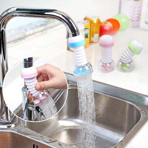 360°Adjustable Water Tap Extension Filter Shower Water Tap Bathroom Faucet Extender Home Kitchen Accessories ► Photo 1/6