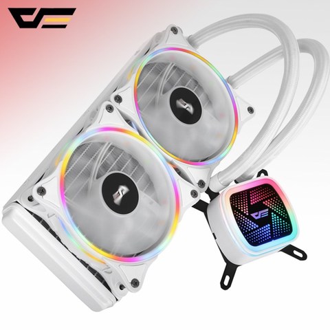 Aigo darkflash T120/240 pc case water cooling computer fan CPU integrated water cooling Cooler For LGA 775/115x/AM2/AM3/AM4 ► Photo 1/6