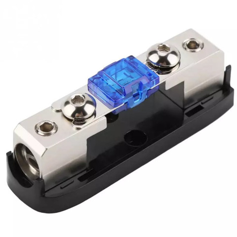 30-150A Stereo Audio Single Way AGU Fuse Holder Power Distribution Block Fusebox Car Accessories Zinc Alloy ► Photo 1/6