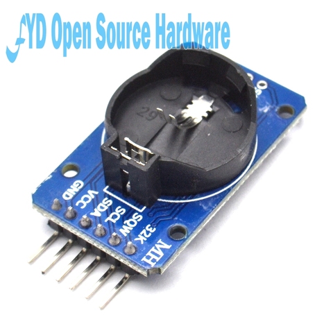1PCS DS3231 AT24C32 IIC Precision RTC Real Time Clock Memory Module for arduino Replace DS1307 ► Photo 1/5