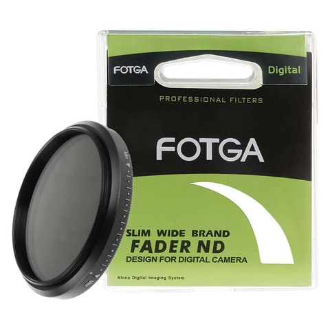 FOTGA Fader Variable Adjustable Slim Neutral Density ND Filter ND2 to ND400 46/52/55/58/62/67/72/77/82/86mm for Nikon ► Photo 1/4