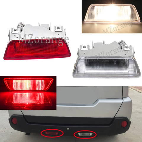 MZORANGE Car Rear Bumper Fog Lamp Reverse Brake Reflector Lights Tail Light For Nissan X-Trail T31 2008 2009 2010 2011 2012 2013 ► Photo 1/6