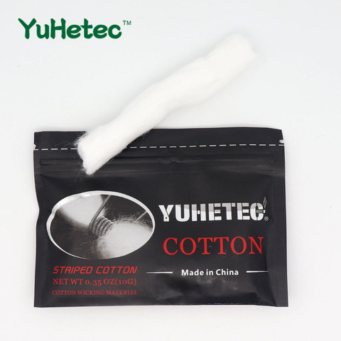 10pcs/lot ecigs original cotton vape better than cotton for electronic rebuildable RDA RBA DIY atomizer vapor VS cotton Bacon ► Photo 1/4