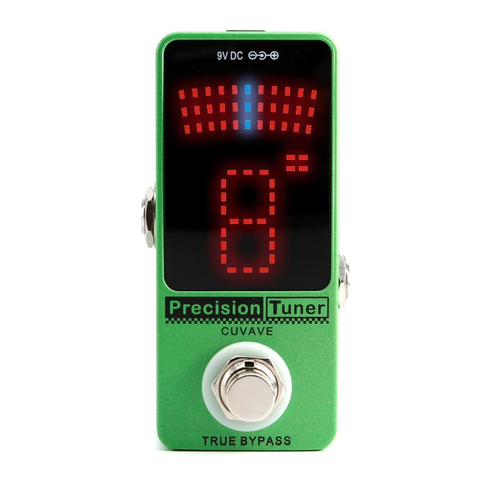 Cuvave Precision Tuner Guitar Effect Pedal Tuner for 6 Strings Bass 12 Strings Chromatic Guitar Precision Pedal Tuner ► Photo 1/6
