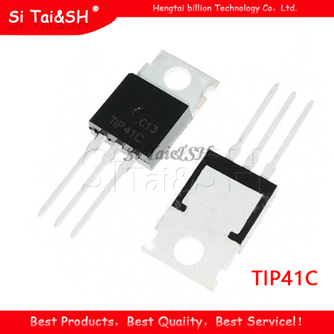 10PCS TIP41C TO220 TIP41 TO-220 new and original IC ► Photo 1/1