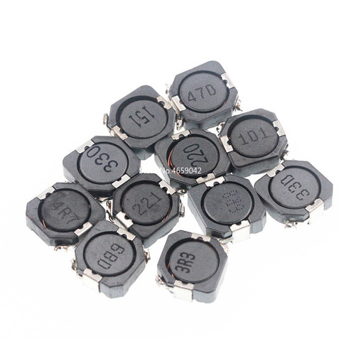 10PCS/lot SMD Power Inductors CDRH104R CD104R 10x10x4MM 10UH 47UH 68UH 100UH 150UH 220UH 330UH ► Photo 1/2