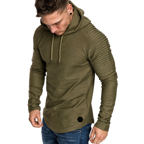 2022 New Spring Hoodies Men Hoody Male Long Sleeve Solid Color Slim Hooded Sweatshirt Men's Hoodies Brand Clothing ► Photo 1/5