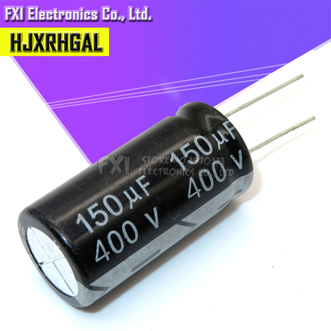 5PCS 400v150uf 150uf400v 18*40 Electrolytic capacitor 400v 150uf 18x40 ► Photo 1/2