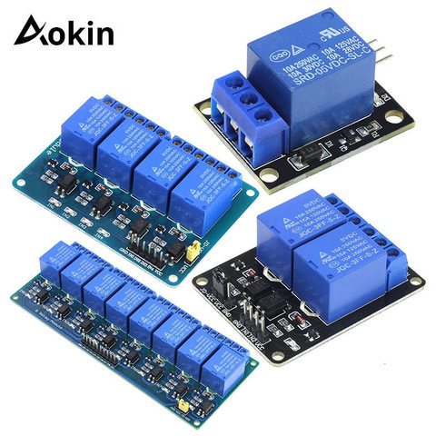 1 2 4 8 Channel DC 5V Relay Module with Optocoupler Low Level Trigger Expansion Board for Arduino for Raspberry Pi for Orange Pi ► Photo 1/6