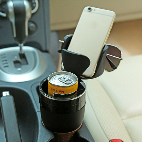 Multifunction Car Drinking Bottle Holder Rotatable Water Cup Holder Sunglasses Phone Organizer Storage Car Interior Accessories ► Photo 1/6