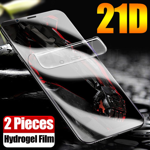 2Pcs 21D Silicone Hydrogel Film For ZTE nubia Z18 Z17 Z11 minis z17s M2 Lite Mars Front Full Cover Screen Protector(Not Glass) ► Photo 1/6