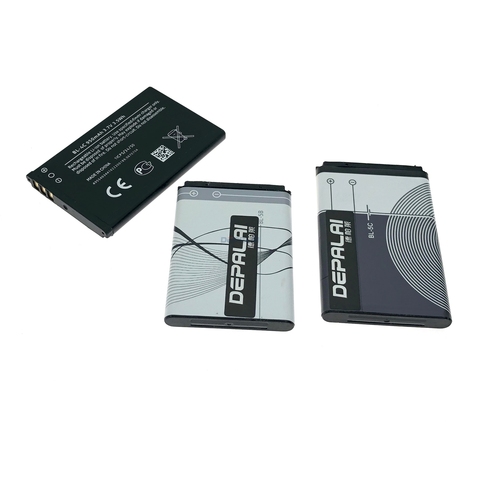 Phone Battery BL-4C BL-5C BL-5B For Nokia 6100 6300 2630  N70 N72 2112 2118 2255 3220 3230 5200 5300 BL 4C BL 5C BL5C Battery ► Photo 1/6