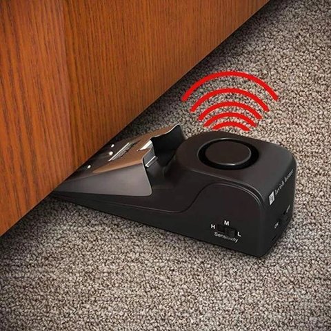 Door Stop Alarm Wireless Home Travel Security System Portable Safety Wedge Alertfor Home Dormitory Stopper Alert Security ► Photo 1/6