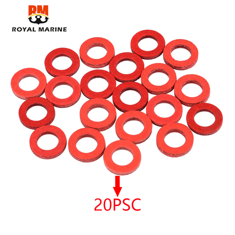Red seal gasket Lower casing for yamaha  Hidea outboard motor engine parts 20 Pieces 332-60006-0 332-60006 boat motor ► Photo 1/4