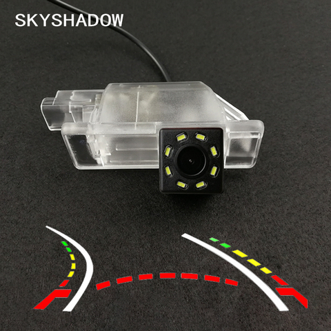 Wireless Car CCD Rear Camera Fisheye 4 8 12 Led Dynamic Night For Peugeot 2008 208 301 307 3008 406 407 408 508 607 806 807 RCZ ► Photo 1/6