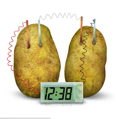 Potato Clock Electrochemical Cell Experiment Material supplies ,funny School Green Science Kit Educational DIY Material ► Photo 1/6