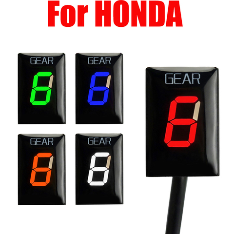 Gear Display Indicator For Honda NC700 XL CTX700 CB1100 VT400 CB400SF CBR650F CB650F Motorcycle 1-6 Level Ecu Plug Mount Speed ► Photo 1/6