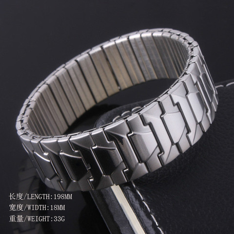 Stainless Steel Magnetic Men and Women Bracelet Extra Wide Elastic Stretch Energy Sport Germanium Italian Charm Bracelet Fashion ► Photo 1/6