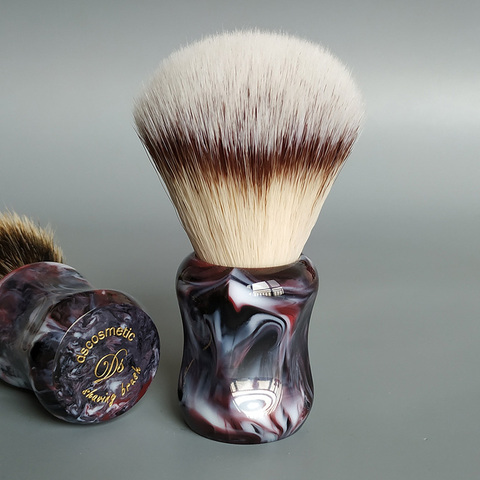 dscosmetic  T4 soft synthetic hair shaving brush resin handle by hand made shave brush for man wet shaving ► Photo 1/6