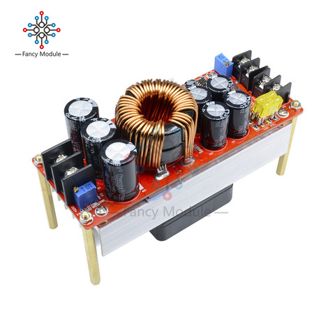 diymore 1500W 30A DC-DC 10 -60V to 12 -90V Boost Converter Step Up Power Supply Module Constant Current with Fan ► Photo 1/6