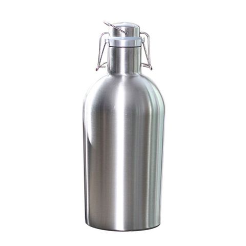 Premium 2L Stainless Steel Bottle Homebrew Beer Growler Secure Swing Top Big Capacity Beer Bottle For Outdoor growler cerveja ► Photo 1/6