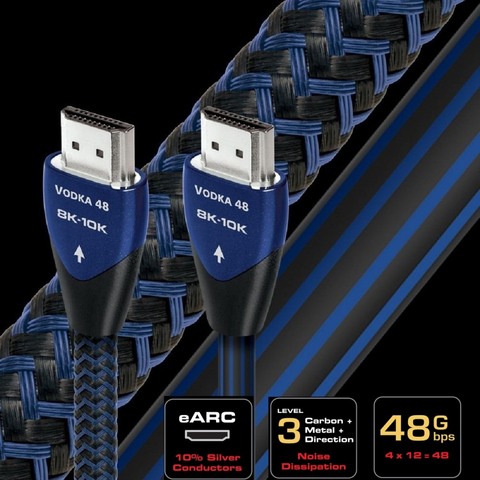 HiFi Audioquest 8K VODKA HDMI-compatible Cable de vídeo AV Cable de TV 48 48Gbps Ultra HD 5.0 Original box ► Photo 1/6