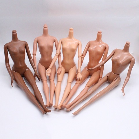 New 5/11 Movable Joints 30cm African Doll Nude Body Brown Black Skin Doll Body Black Skin Children's Pretty Girl Toy Gift ► Photo 1/6