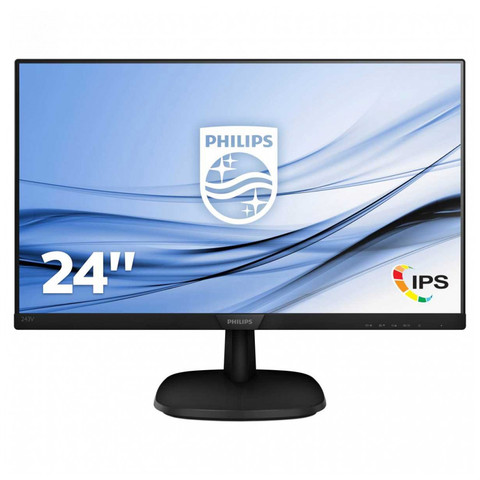 LCD Monitors PHILIPS 243V7QDSB (0001) peripherals computer game monitor FHD IPS 23.8'' 16:9 1920х1080 FHD 250cd m2, H178° V178° 10М:1 5ms ► Photo 1/3