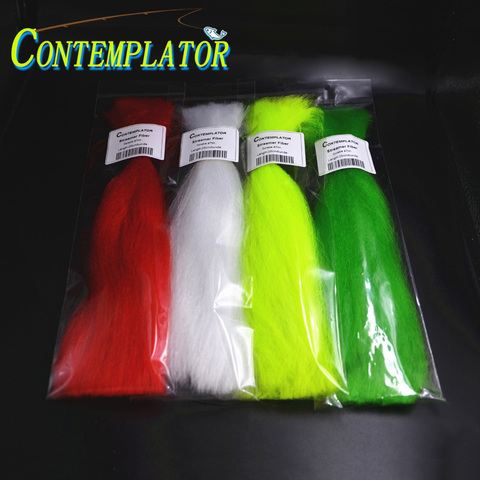 2bag/pack Streamers Fiber Fly Tying Material Clouser Minnow Baitfish 9.8inch Creative Glistening Fiber Easy Shaping Fly Bodies ► Photo 1/6