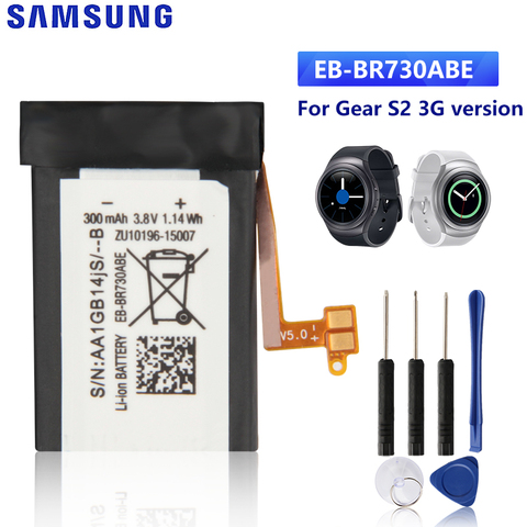 SAMSUNG Original Replacement Battery EB-BR730ABE For Samsung Gear S2 3G R730 SM-R730A SM-R730V SM-R600 SM-R730S SM-R730T 300mAh ► Photo 1/6