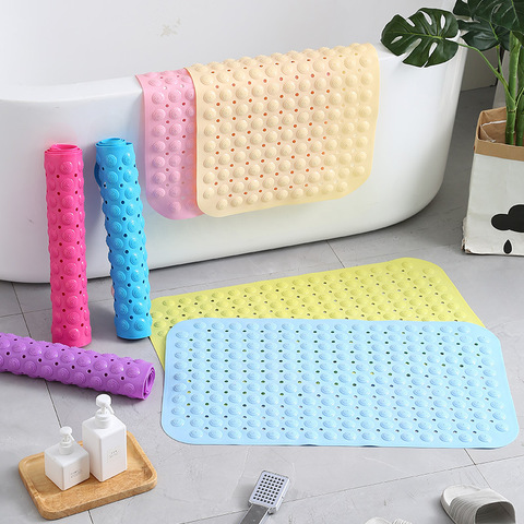 Bathroom non-slip PVC soft massage mat suction cup shower mat bathroom non-slip mat ► Photo 1/6