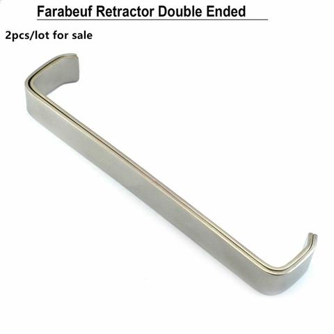 2pcs/lot dental Surgical Tissue Retractor Farabeuf Twin Hold Lips Cheek Handheld Retractors 12cm ► Photo 1/4