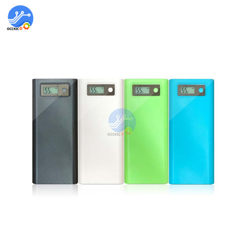 2 USB 8*18650 Battery Charger Case Box Power Bank Shell LCD Digital Display Battery Storage Organize ► Photo 1/6