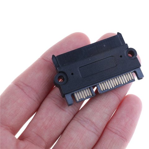 22Pin 7+15 Pin Male Plug to SATA 22Pin Female Jack Convertor M/F Adapter SAS SN ► Photo 1/6