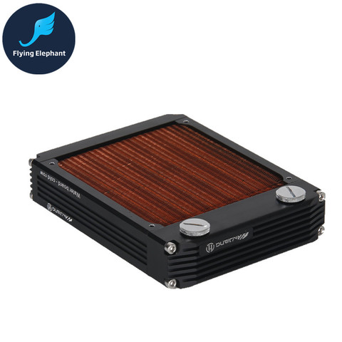 New Arrival Full Copper Water Cooling Radiator 120 240 360 Red Fin Copper Water-Board Cold Row ► Photo 1/6