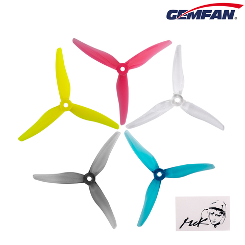 Gemfan Hurricane MCK 51466 5.1X4.66X3 3-Blade PC Propeller for RC FPV Racing Freestyle 5inch 5.1inch 4S 6S Drones Nazgul5 XL5 V4 ► Photo 1/6