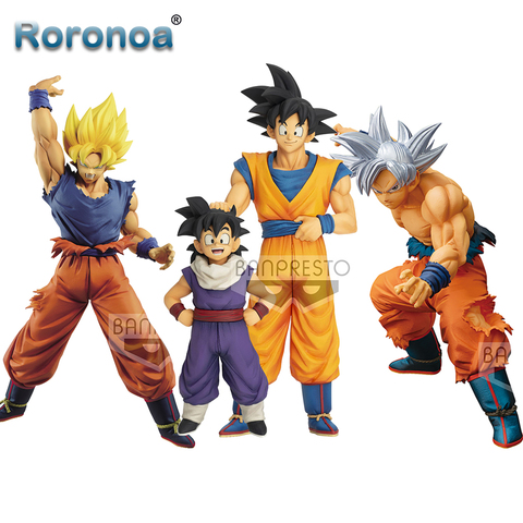 RORONOA Original Banpresto DBZ Super Goku Broly Vegeta Gogeta Jiren Action Figure Collectible Model Toys Figurines Brinquedos ► Photo 1/1