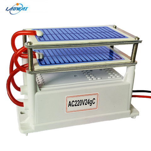 24g Portable Ceramic Ozone Generator Double Integrated Long Life Ceramic Plate ozonator air  Cleaner ► Photo 1/4