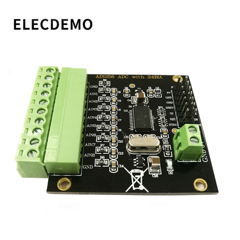 ADS1256 Module 24-bit ADC AD Module High Precision ADC Acquisition Data Acquisition Card Analog to Digital Converter ► Photo 1/1