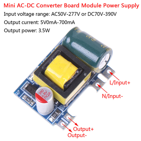 1PCS Hot New Mini AC-DC 110V 120V 220V 230V To 5V 12V Converter Board Module Power Supply Wholesale ► Photo 1/5