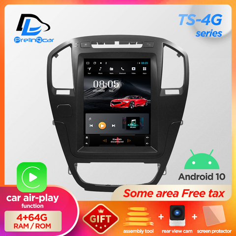 Vertical screen android 10.0 system car gps multimedia video radio player in dash for opel insignia car navigaton stereo ► Photo 1/6