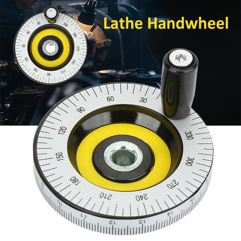 1pc Lathe Handwheel Hand Crank Handwheel Machinery Accessories 80mm Revolving for Milling Machine Spoked Hand Wheel ► Photo 1/6