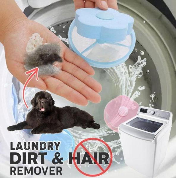 Pet Fur Hair Lint Catcher Filter Bag Mesh Filtering for Washing Machine Floating 