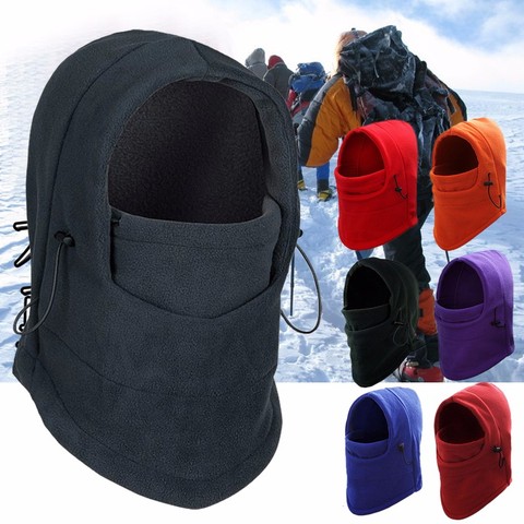 Winter warm Fleece beanies hats for men skull bandana neck warmer balaclava face Warmming Wargame cap Special Forces Unisex Hat ► Photo 1/6