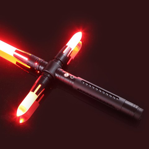 Keyo Ren Cross Laser LightSaber Force FX Heavy Dueling  Lightsaber Sword With 5 Sets Sound FOC Lock up Metal Hilt Pc Tube ► Photo 1/6