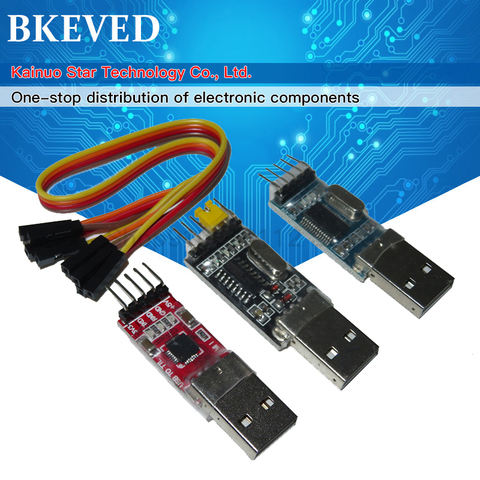 3pcs/lot =1PCS PL2303HX+1PCS CP2102+1PCS CH340G USB TO TTL for arduino PL2303 CP2102 5PIN USB to UART TTL Module ► Photo 1/1