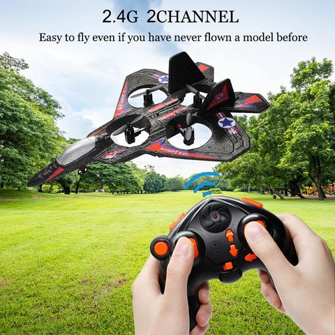 THUNDER JET X LC222 250mm Wingspan RC Airplane On Radio Control Dron 2.4Ghz 2CH EPP RC Fixed Wing Drone RC Aircraft Model Drones ► Photo 1/6
